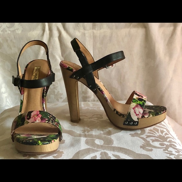 Host Pick⭐️Halogen Floral Heels Shoes SZ 10M - Picture 3 of 7